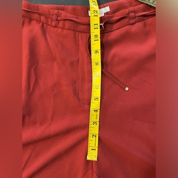 H&M Womens Rusty Red Straight High Waist Dress Pants Carrier Office Size 6 - Picture 9 of 11